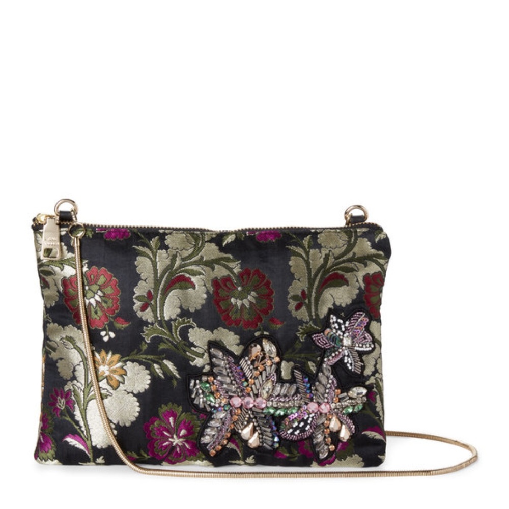 steve madden Floral Beaded Handbag